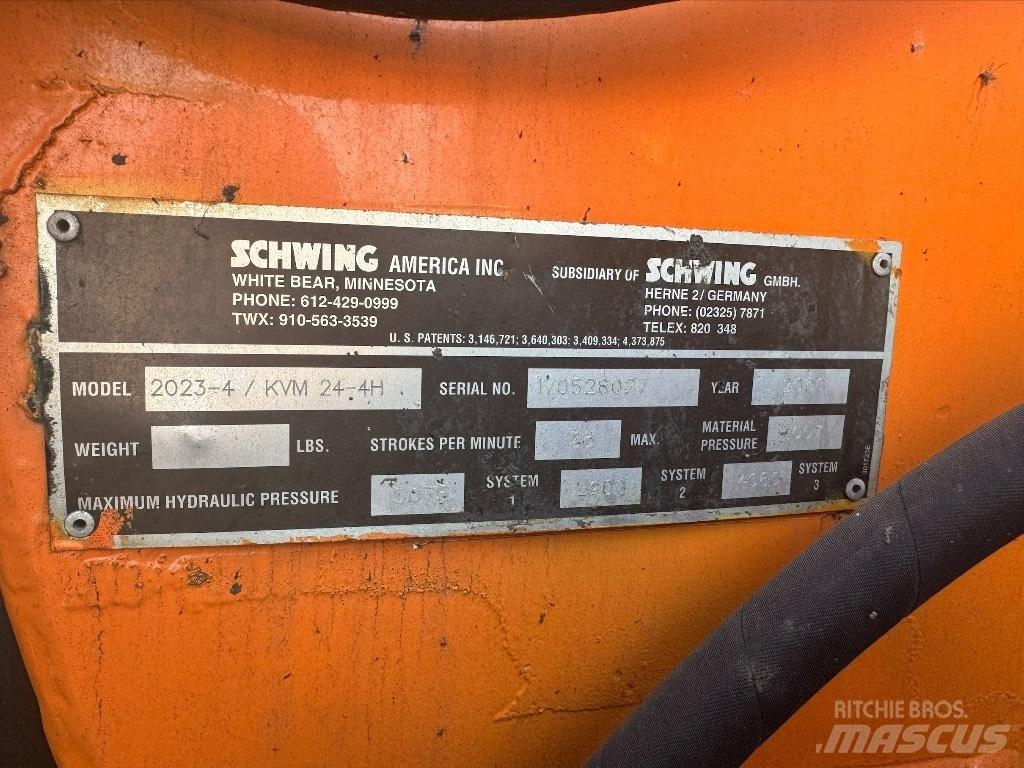 Schwing KVM 24-4H Pompe à béton