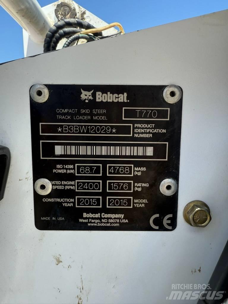 Bobcat T 770 Chargeuse sur chenilles