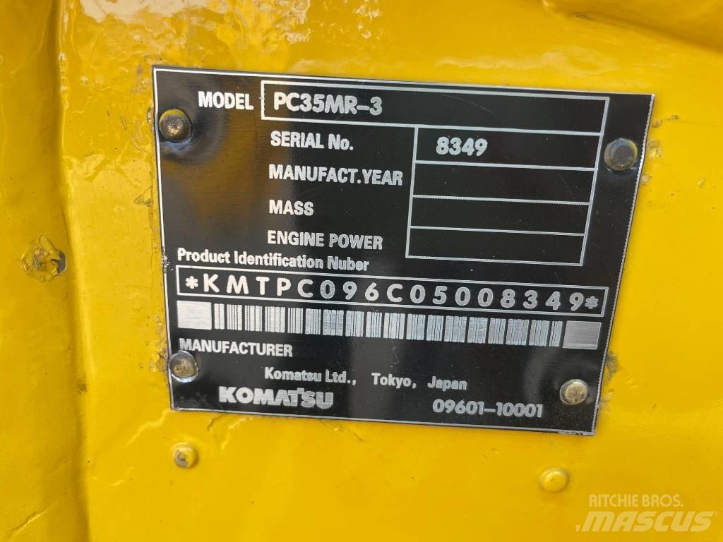Komatsu PC 35 Mini pelle < 7t