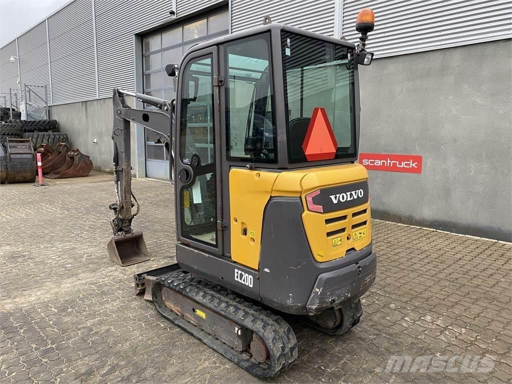 Volvo EC20D Pelle sur pneus