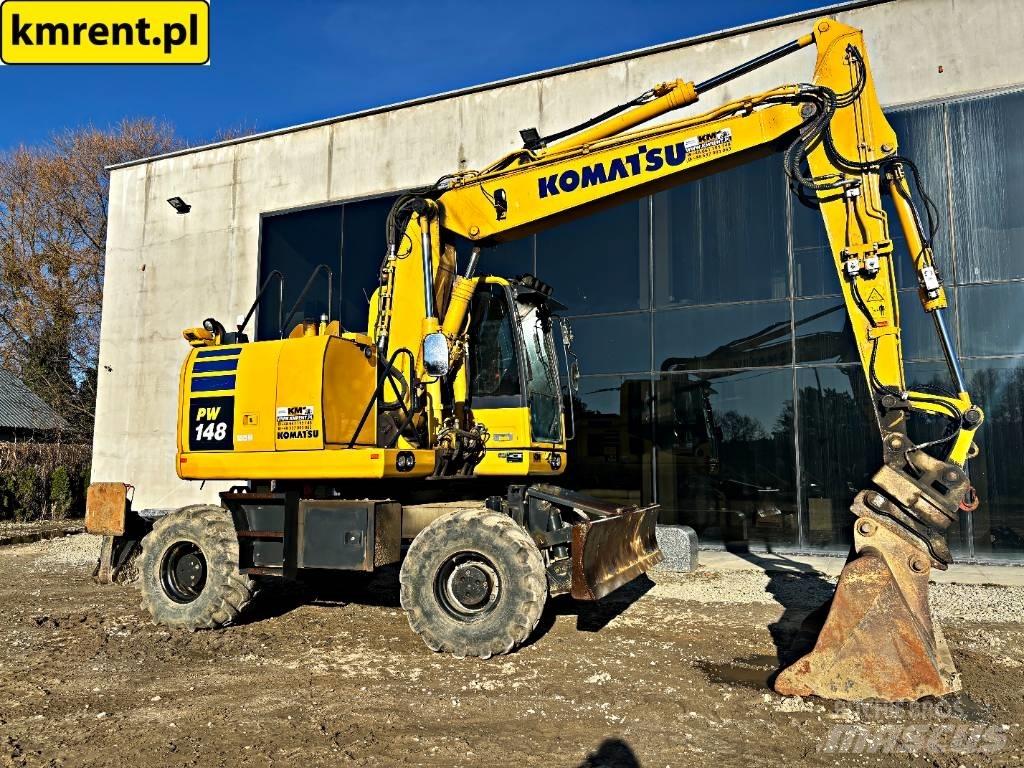 Komatsu PW 148 Pelle sur pneus