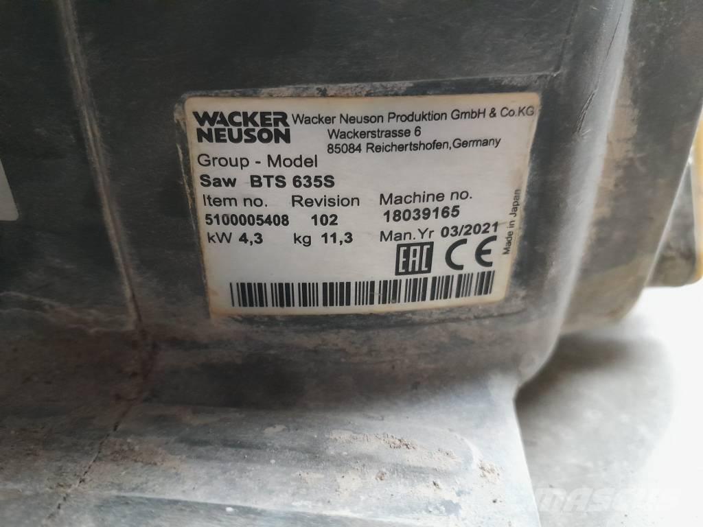 Wacker Neuson BFS635 Scie à roche et béton