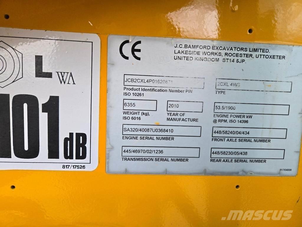 JCB 2CX Chargeuse sur pneus