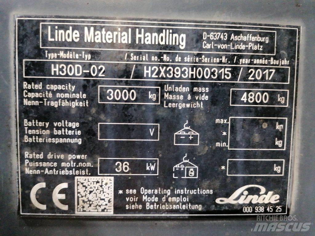 Linde H30D-02 Chariots diesel