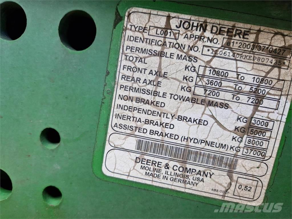 John Deere 6140R Tracteur