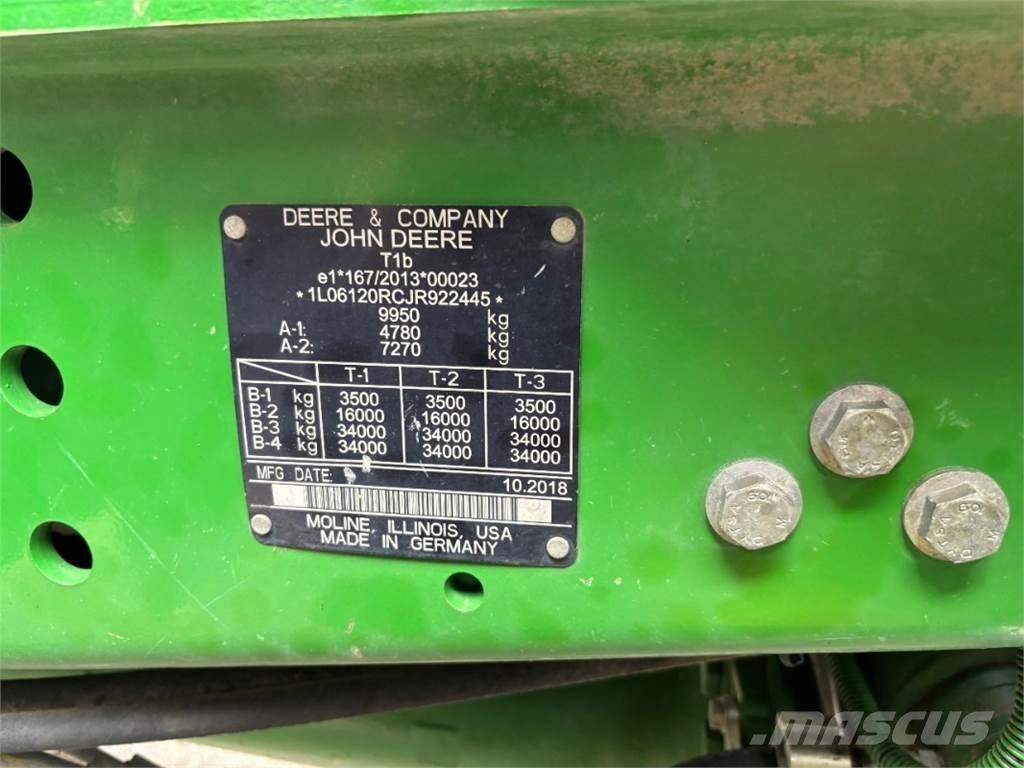 John Deere 6120R Tracteur