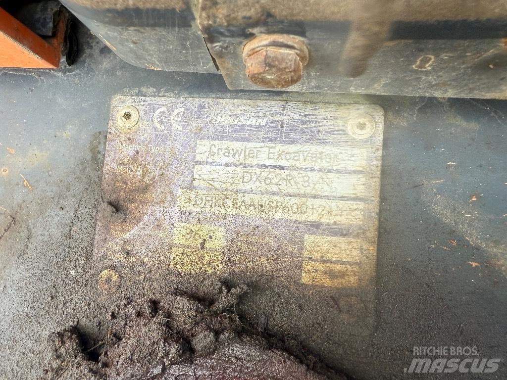 Doosan DX 62 R-3 Mini pelle < 7t