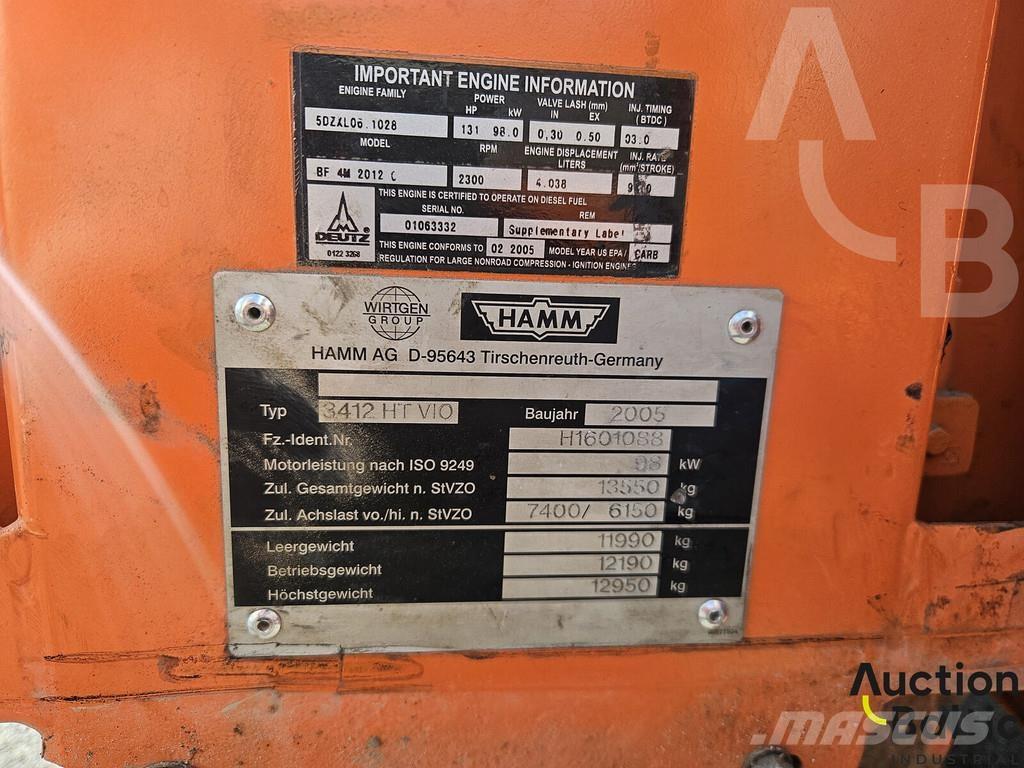 Hamm 3412 HT Vio Autres rouleaux