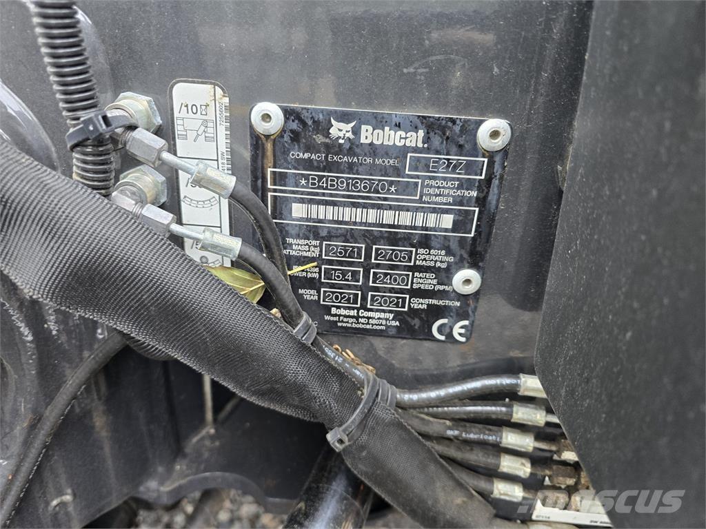 Bobcat E27z Mini pelle < 7t