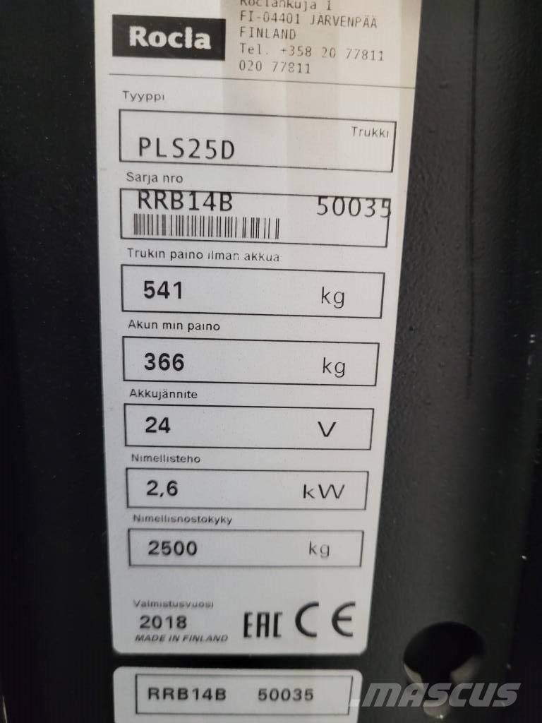 Rocla PLS25D Préparateur de commande au sol