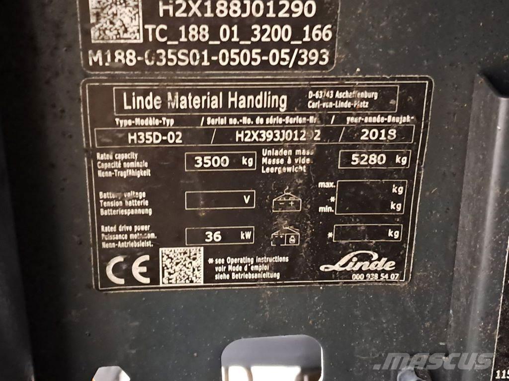 Linde H35D-02 Chariots diesel