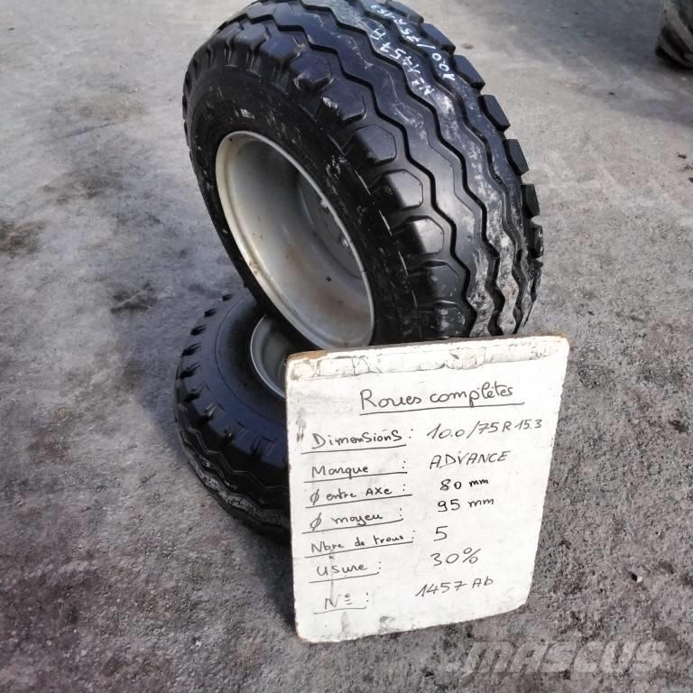 Advance 10.0/75R15.3 Pneus, roues et jantes