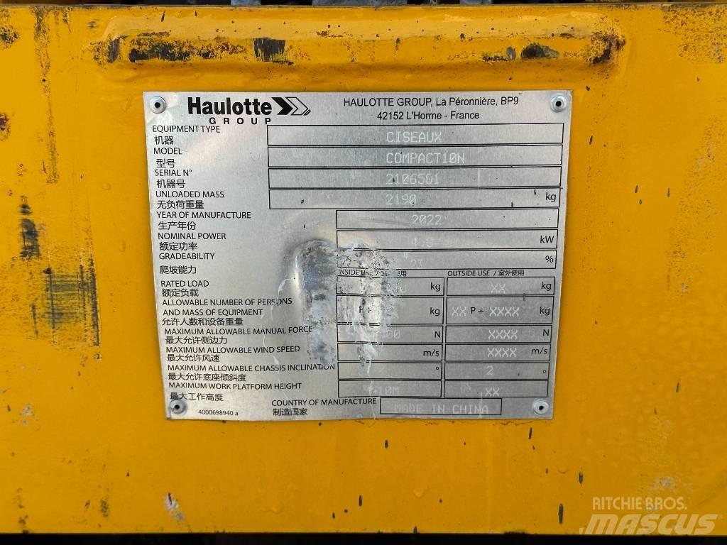 Haulotte COMPACT 10N Nacelle ciseaux