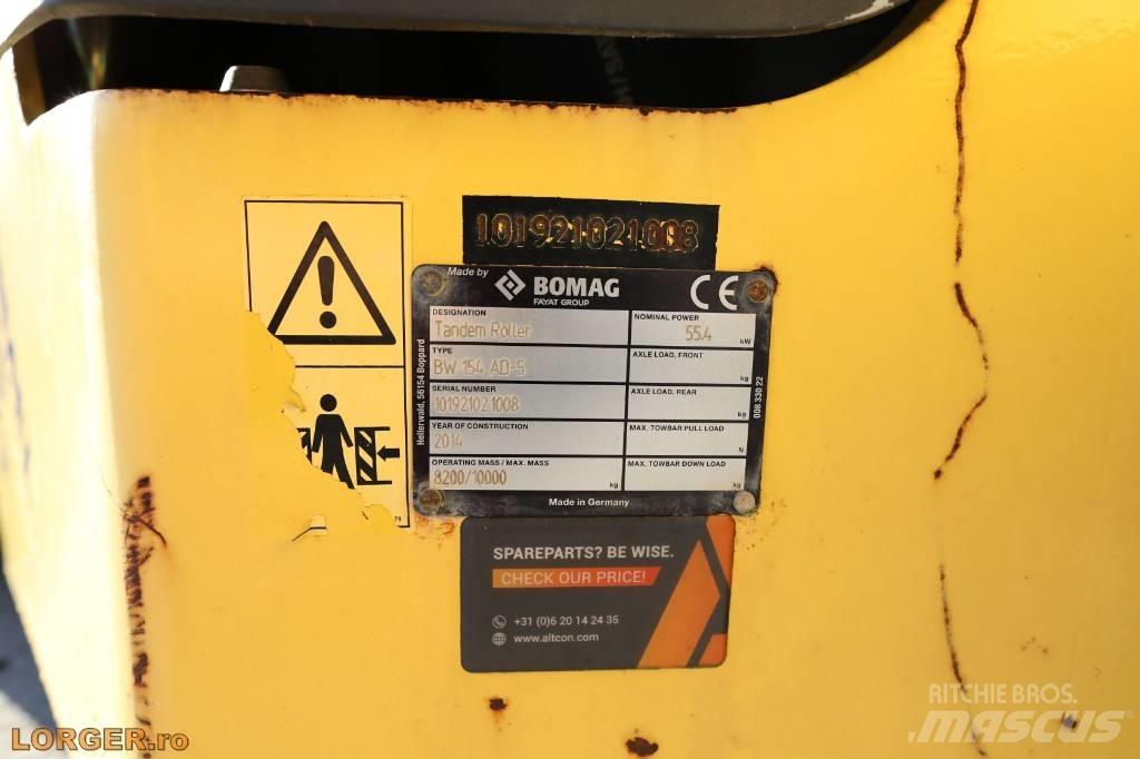 Bomag BW 154 AD-5 Rouleaux tandem