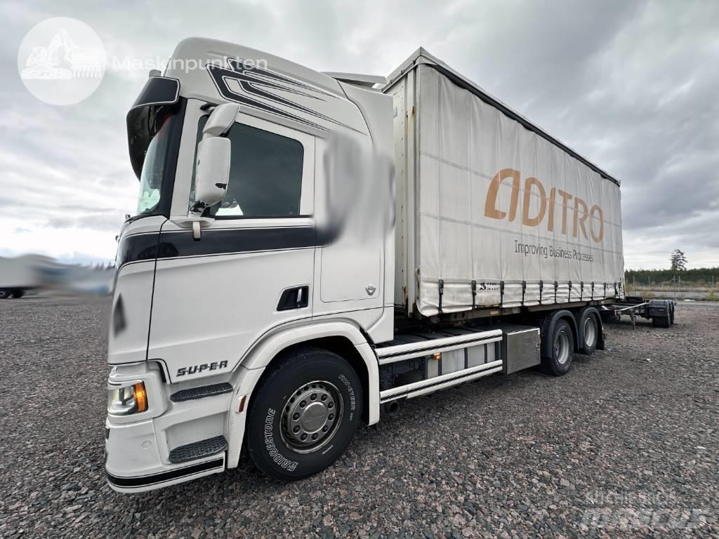 Scania R 580 Camion porte container