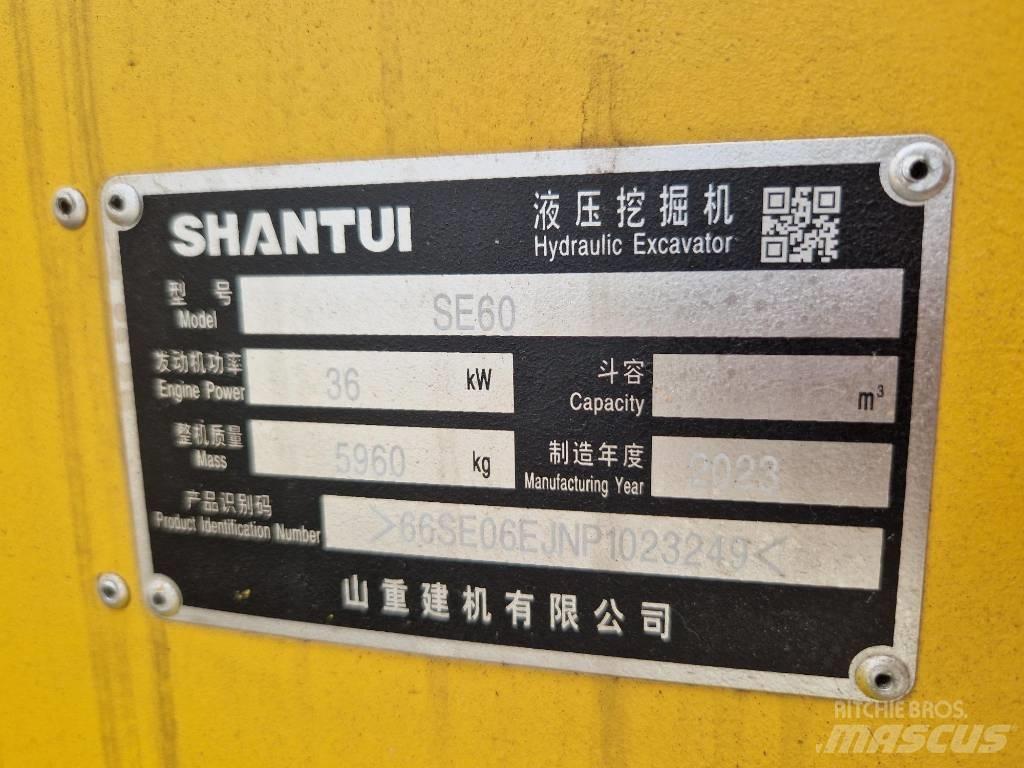 Shantui SE60 Mini pelle < 7t