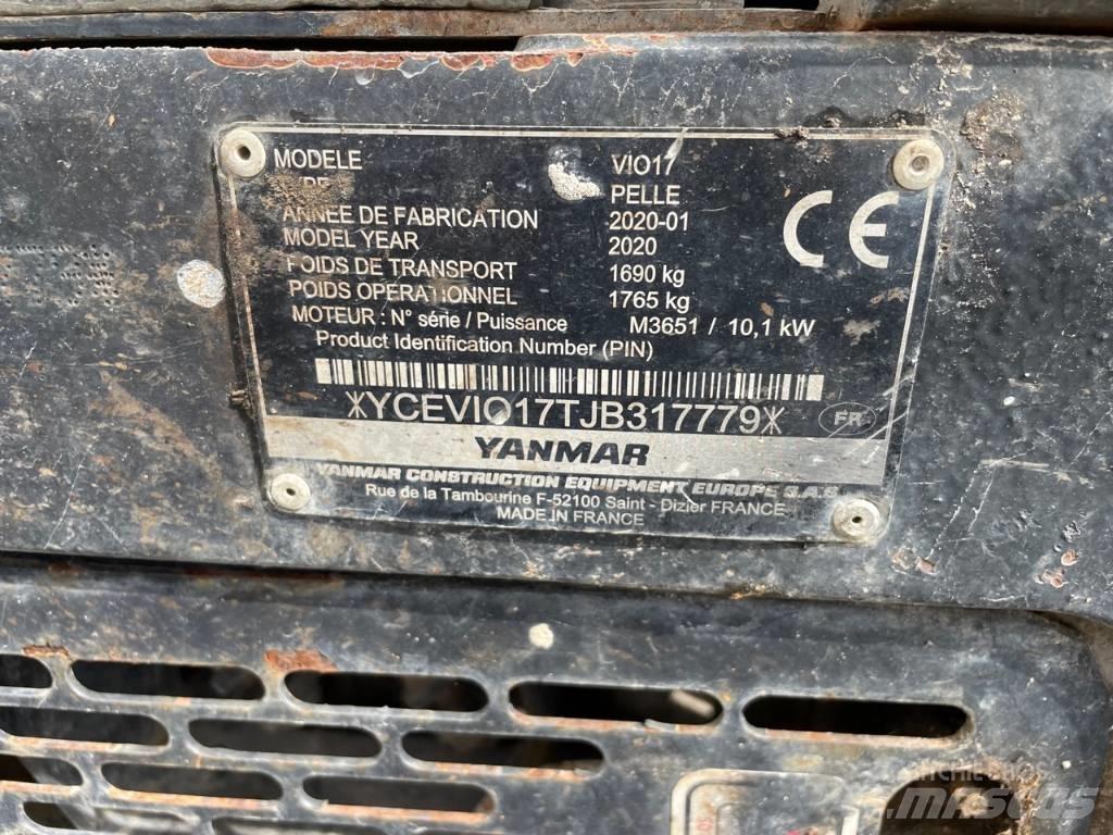 Yanmar Vio 17 U Mini pelle < 7t