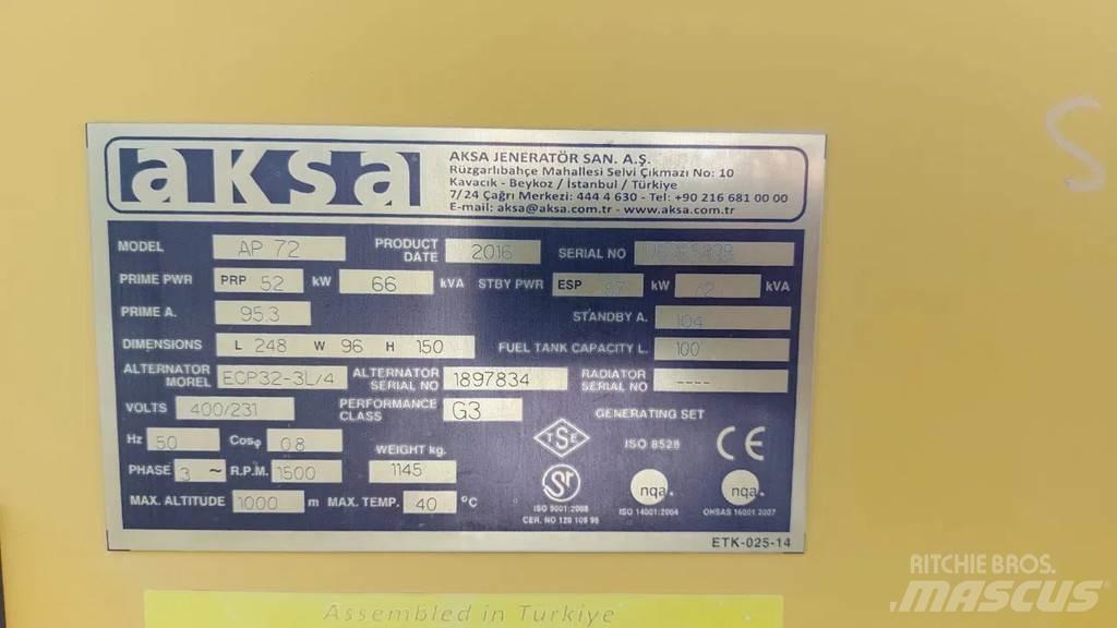 Perkins Aksa AP72 Autres générateurs