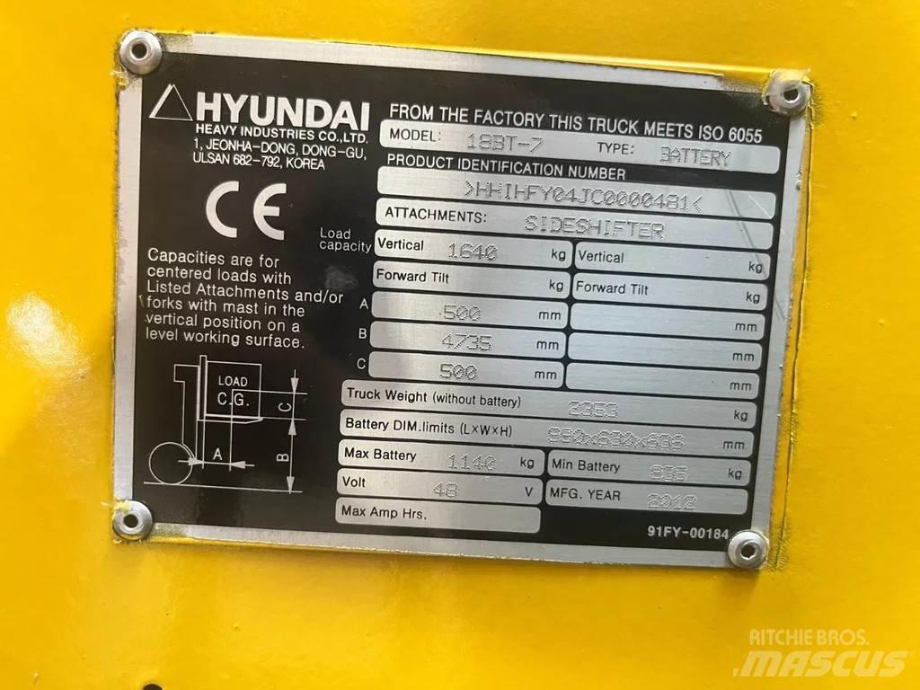 Hyundai 18BT-7 Chariots élévateurs électriques