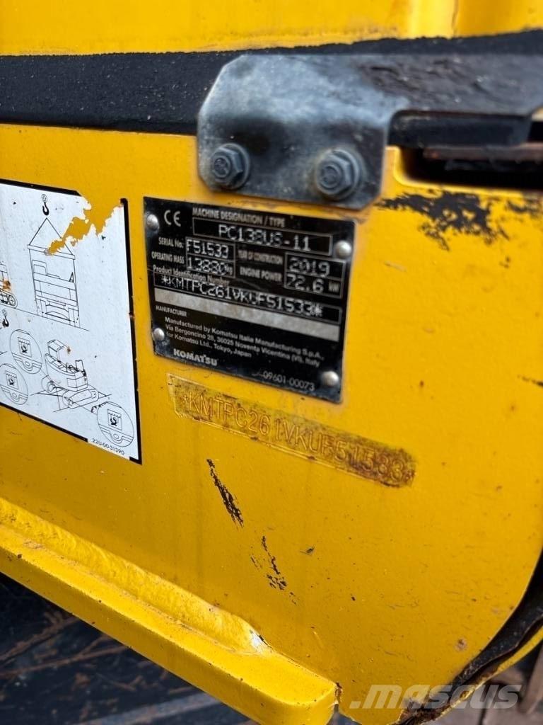 Komatsu PC 138 US-11 Pelle sur chenilles