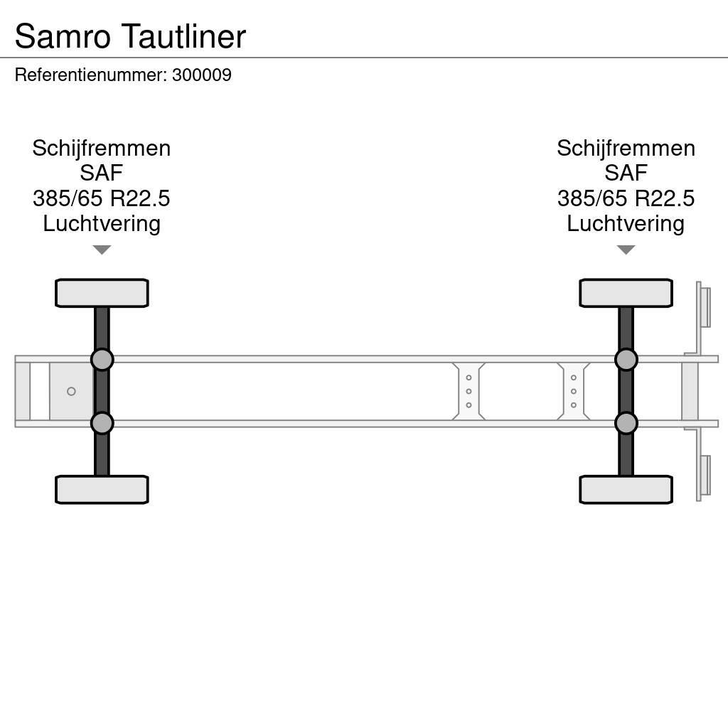 Samro Tautliner Semi remorque à rideaux coulissants (PLSC)