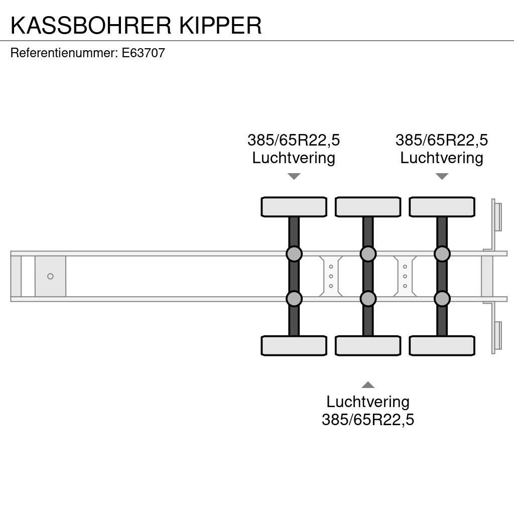 Kässbohrer KIPPER Benne semi remorque