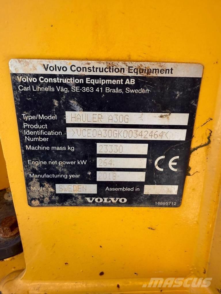 Volvo A 30 G Tombereau articulé