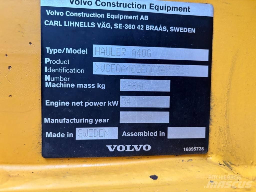Volvo A 40 G Tombereau articulé