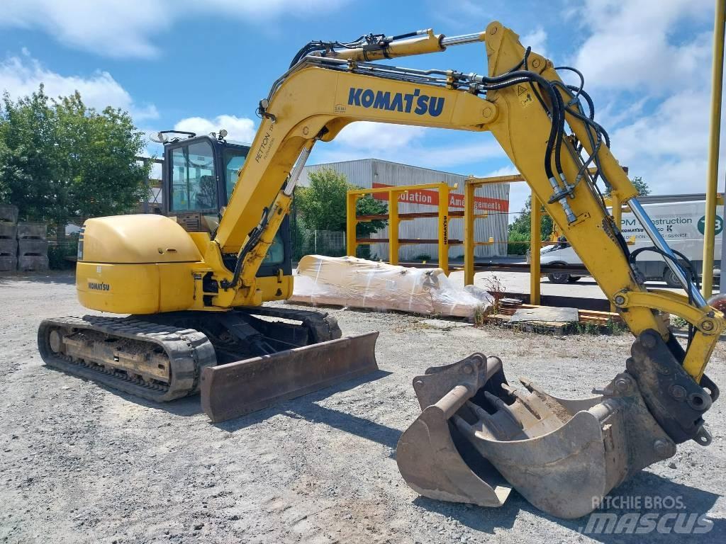 Komatsu PC80MR-5 Mini pelle 7t-12t