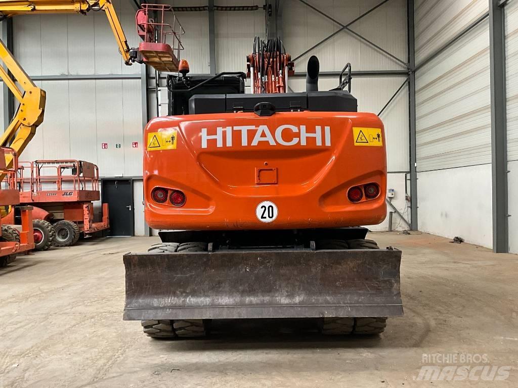 Hitachi ZX 140 W-6 Pelle sur pneus