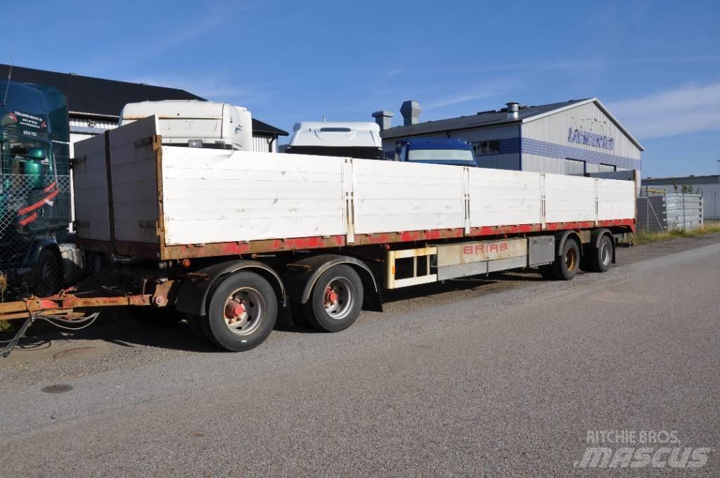 Briab SBLP4P-36-125 Remorque ridelle