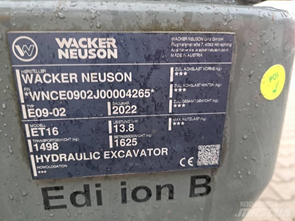 Wacker Neuson ET16 Pelle sur chenilles