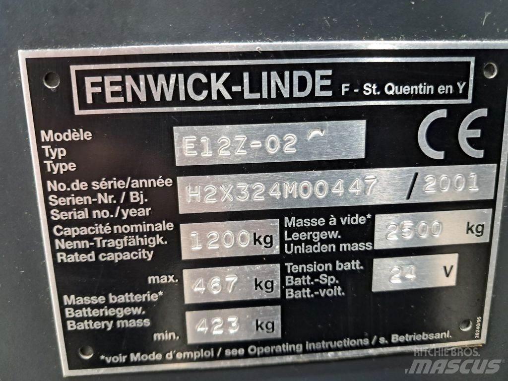 Linde E12Z-02 Chariots élévateurs électriques