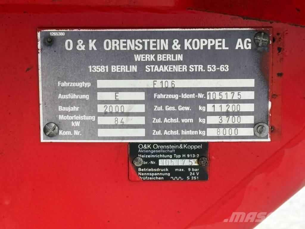 O&K F 106 Niveleuse