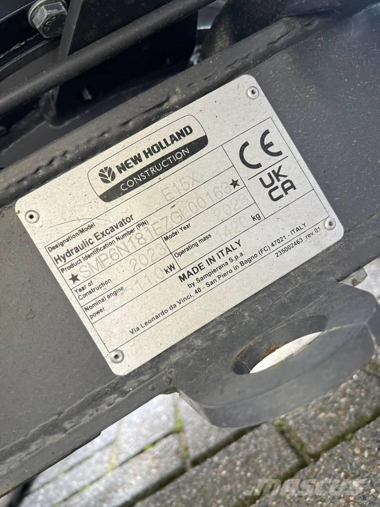 New Holland E 15 X Mini pelle < 7t