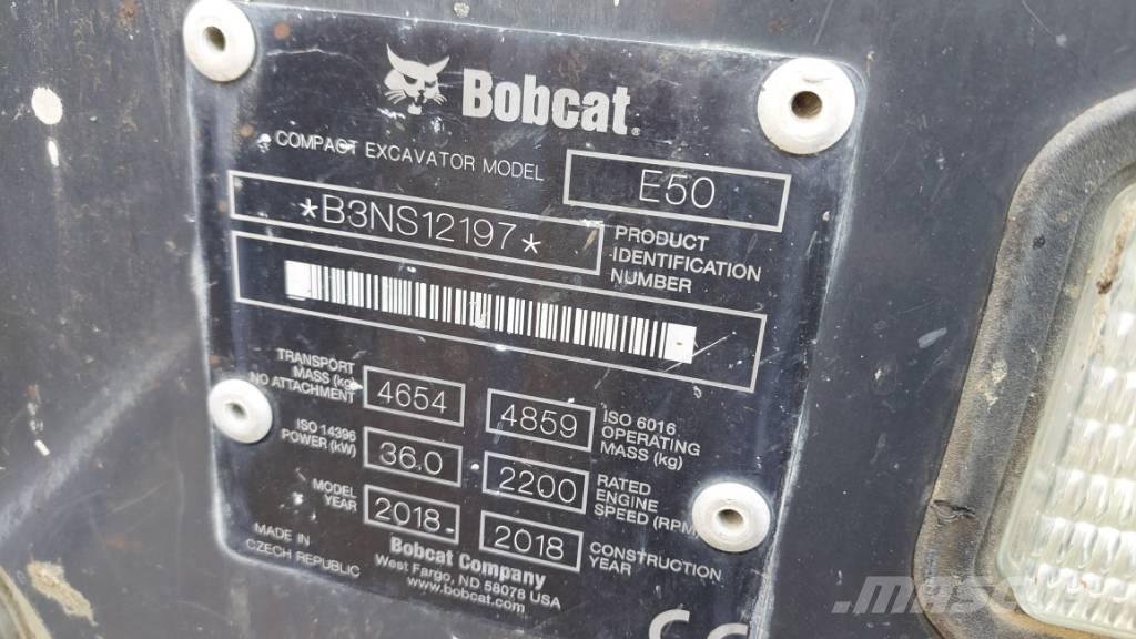 Bobcat E-50 BB-E50 Pelle sur chenilles