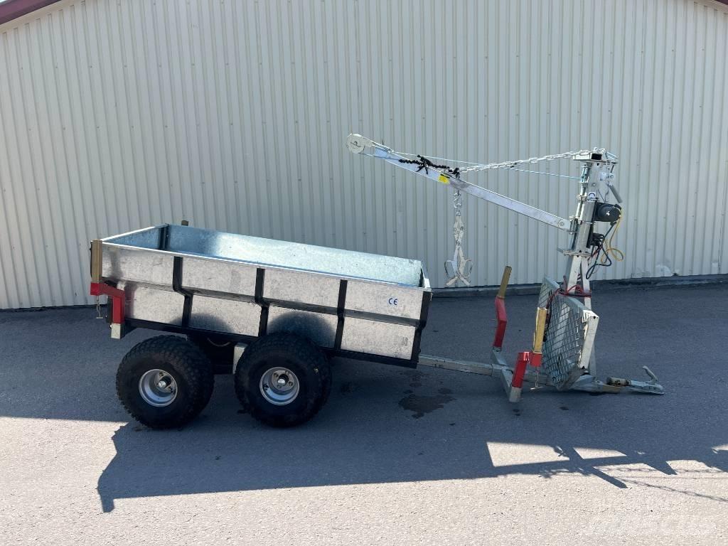  ATV Vagn Med kran Accessoires pour quad et motoneige