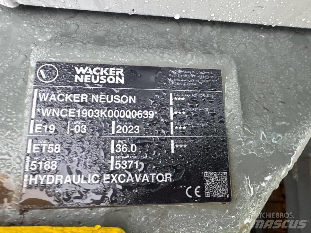 Wacker Neuson ET58 Pelle sur chenilles
