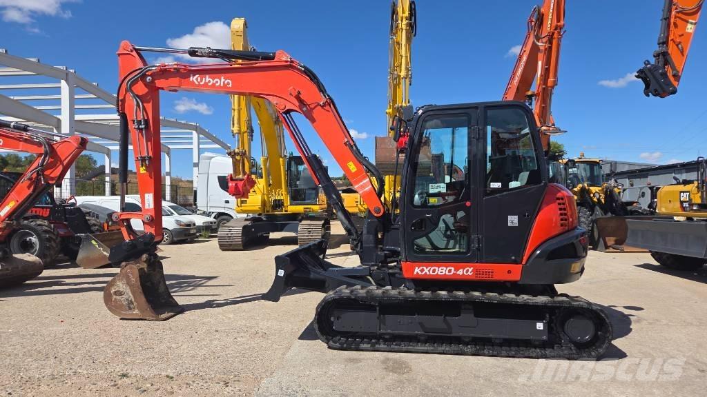 Kubota KX 080-4 Mini pelle 7t-12t