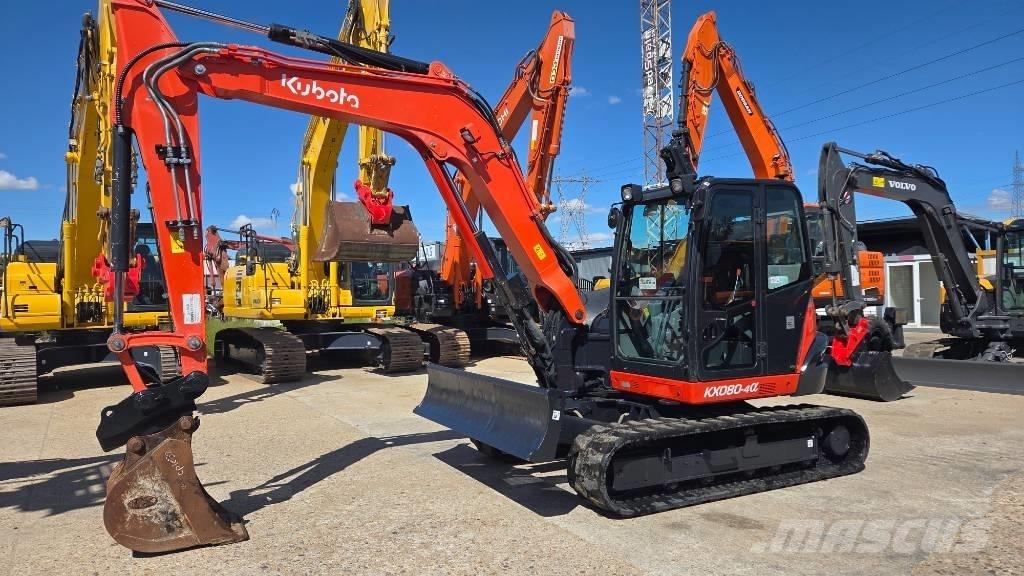 Kubota KX 080-4 Mini pelle 7t-12t