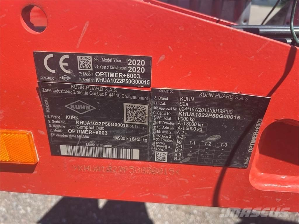 Kuhn Optimer + 6003 Agriculture - Autres