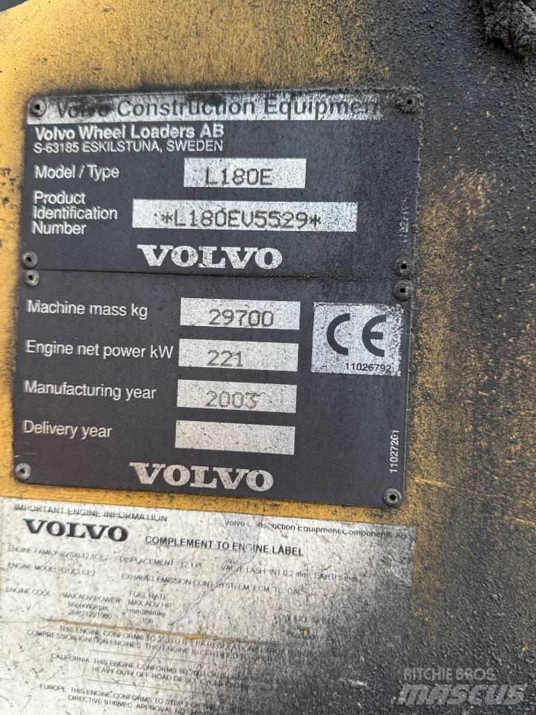 Volvo L 180 E Chargeuse sur pneus