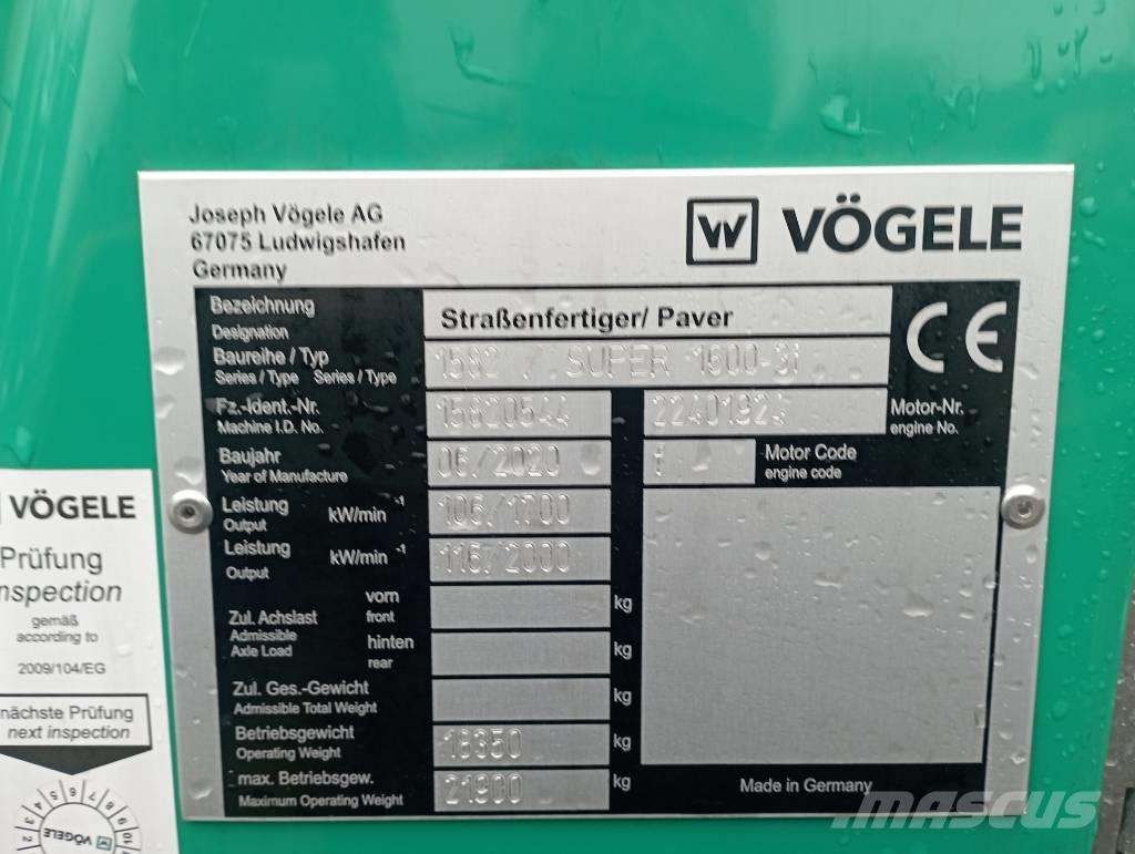 Vögele Super 1600-3i Finisseur