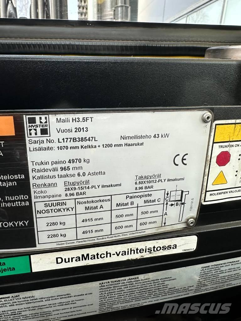 Hyster H 35 FT Chariots diesel