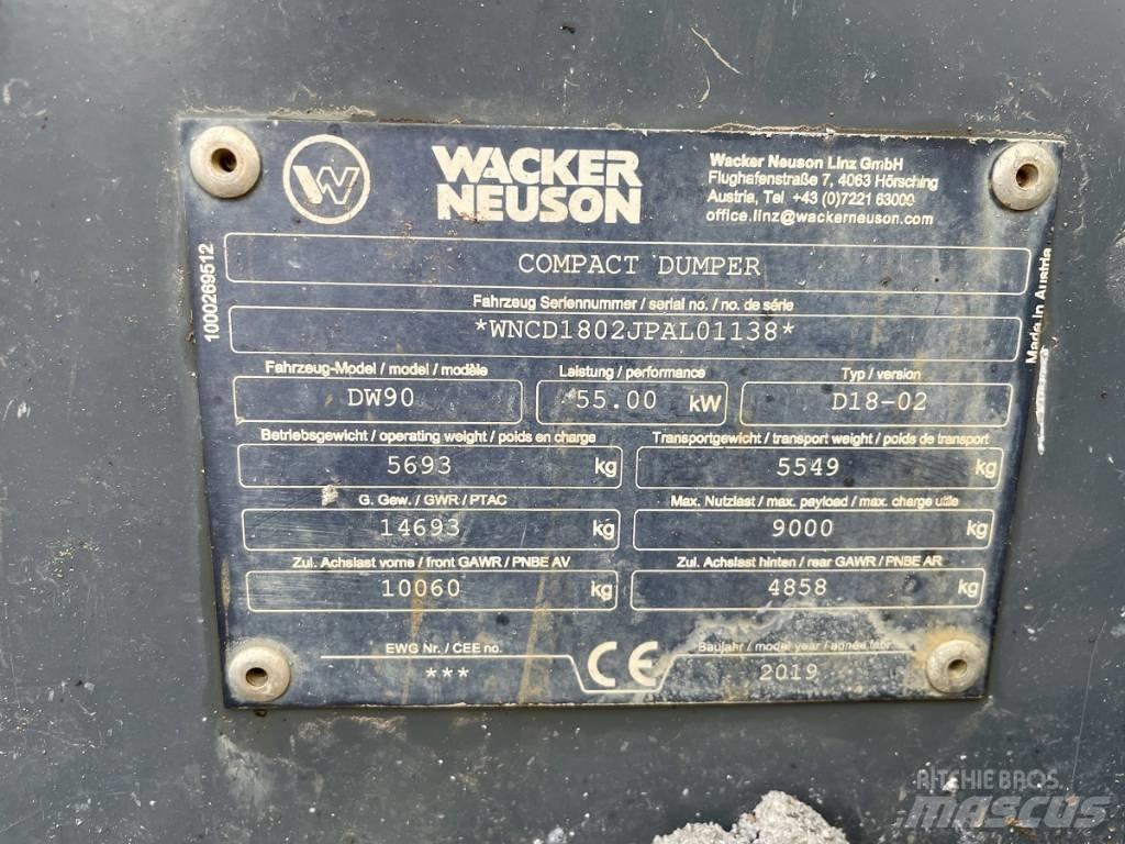 Wacker Neuson DW 90 Mini tombereau