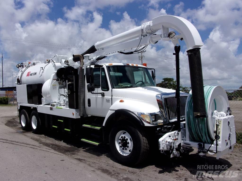 International 7400 Camion aspirateur, Hydrocureur