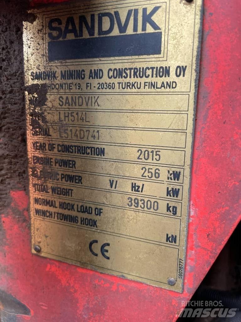 Sandvik LH 514 Chargeuses pour exploitations minières souterraines
