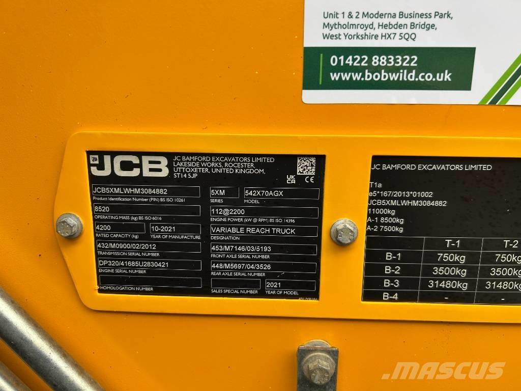 JCB 542-70 Agri Xtra Télescopique agricole