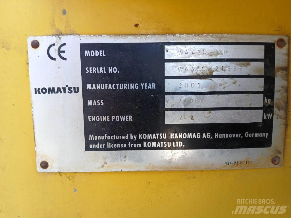 Komatsu WA 470-3H Chargeuse sur pneus