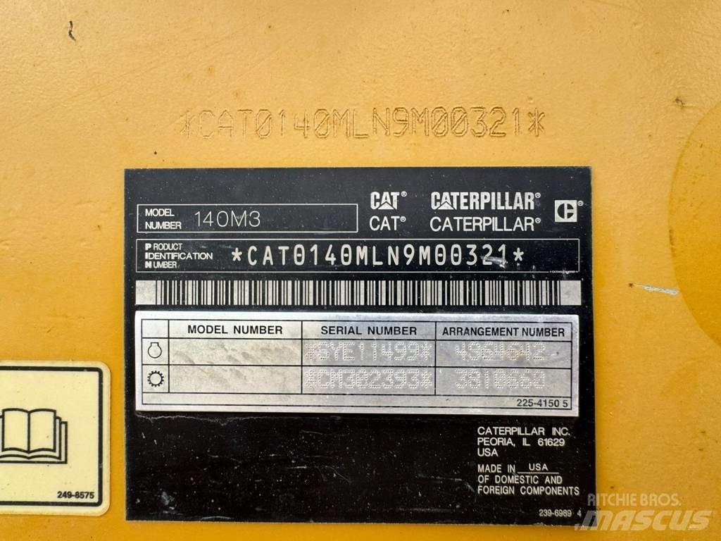 CAT 140M3 Niveleuse